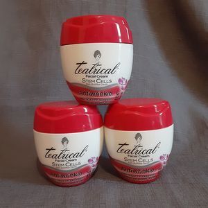 3 pack teatrical Facial Cream Stem Cells Buddleja Davidii Antiwrinkle Net 3.5 oz
